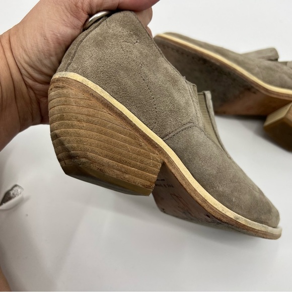 RAG & Bone Finlay Western Ankle Boots Booties Olive Green taupe size 36 - Picture 7 of 9